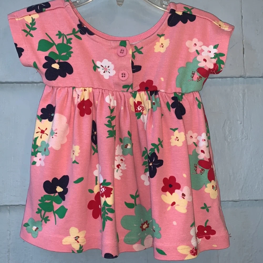 Hanna Andersson 60 Pink Floral Dress 3-6M Perfect!💕 - Picture 9 of 10
